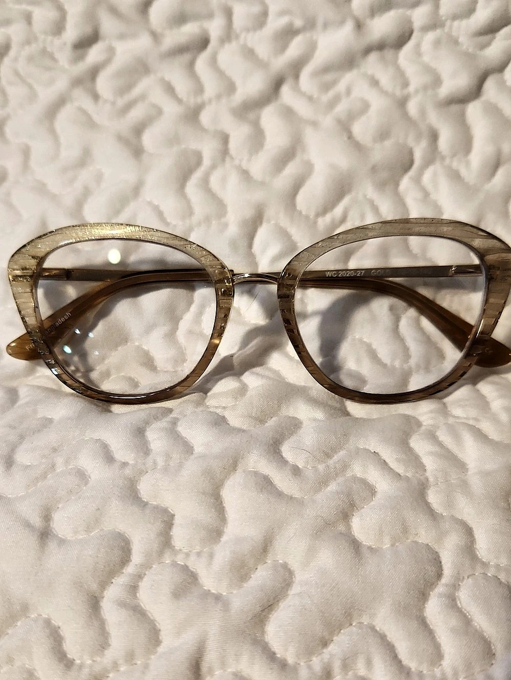 Brown & Gold Glasses
